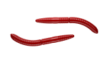 Libra Lures Fatty D Worm 65mm, Cheese, red  021